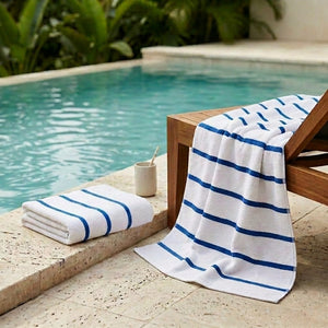 GPH Collection Horizontal Stripes Pool Towels