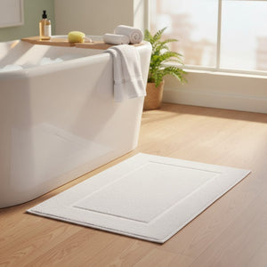 GRS Collection 100% 2 PLY Ring-Spun Premium Cotton Bath Mat - Rifz Textiles Inc