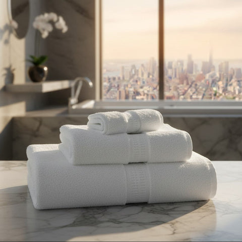 GRS Collection 100% 2 PLY Ring-Spun Premium Cotton Towels - Rifz Textiles Inc