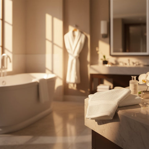 GVZ Collection 100% ELS Cotton Towels White - Rifz Textiles