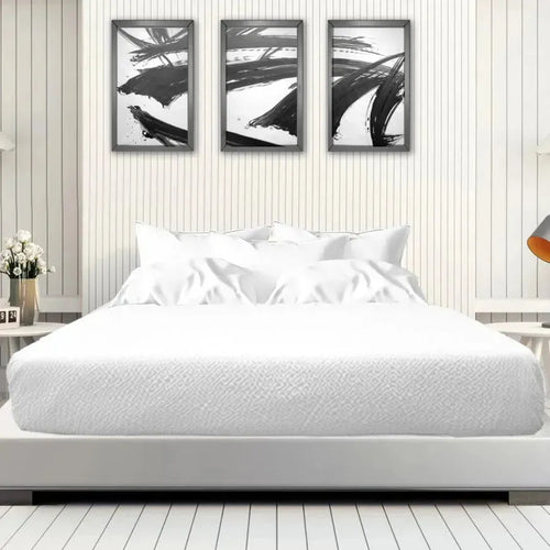 Jacquard Crinkle Weave 100% Polyester White Top Sheet - Rifz Textiles Inc