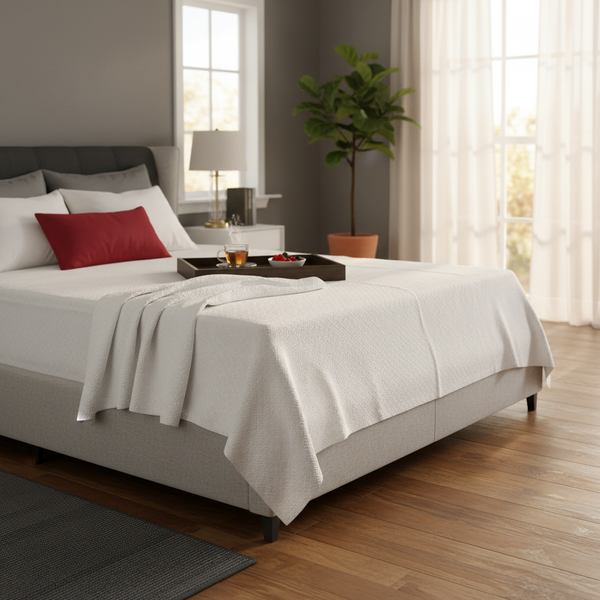 Jacquard Matelasse in Diamond Pattern 100% Polyester  - Rifz Textiles Inc