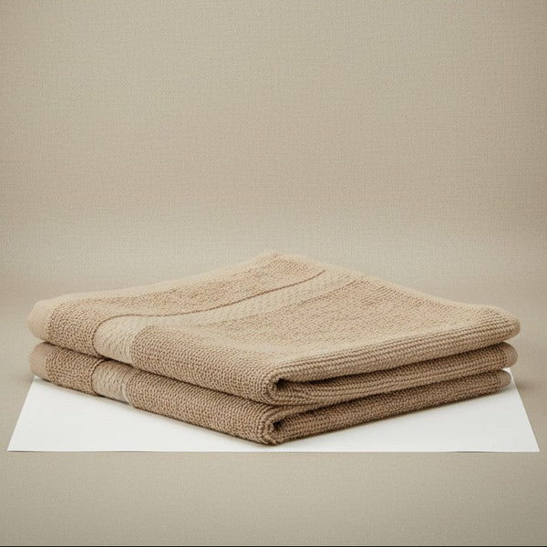 KPS Collection 100% Premium Ring Spun Cotton Beige Washcloth - Rifz Textiles Inc