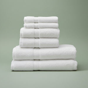 KPS Collection 100% Premium Ring Spun Cotton White Towels - Rifz Textiles Inc