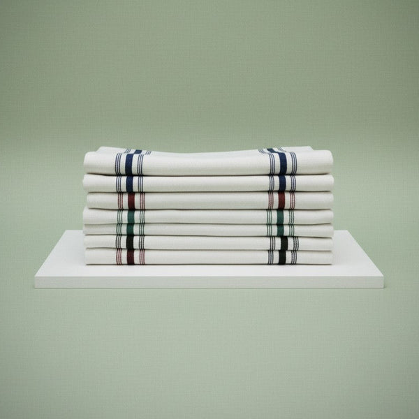 MJS 100% Spun Polyester 2 PLY Table Linens Bistro Napkins - Rifz Textiles Inc