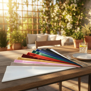 MJS 100% Spun Polyester 2 PLY Table Linens Napkins - Rifz Textiles Inc