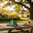 MJS 100% Spun Polyester 2 PLY Table Linens Napkins Apple Green - Rifz Textiles Inc