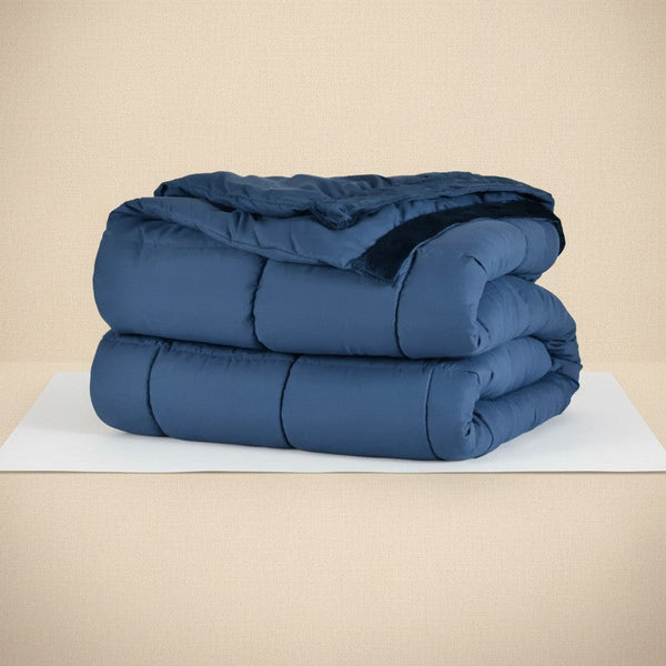 Microfiber Down Alternative Comforter Marine - Rifz Textiles Inc