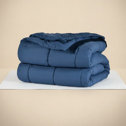 Microfiber Down Alternative Comforter Marine - Rifz Textiles Inc