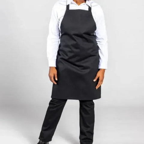 Classic Twill Cotton Blend Mid Length Bib Aprons 2 PK - Rifz Textiles Inc