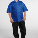 Poplin Cotton Blend Pro-vent Short Sleeve Chef Coat 2 PK - Rifz Textiles Inc