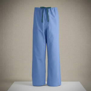 Poplin Weave Reversible Scrubs Bottom in Ceil Blue color - Rifz Textiles Inc