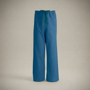 Poplin Weave Reversible Scrubs Bottom in Navy Blue color - Rifz Textiles Inc