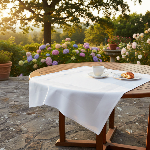 Satin Band Blended Table Linens - Rifz Textiles Inc