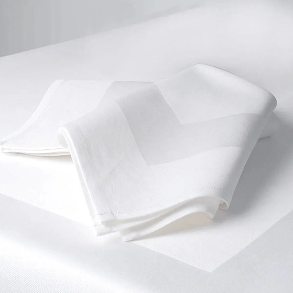 MJS 100% Spun Polyester 2 PLY Table Linens Napkins Satin Band - Rifz Textiles Inc