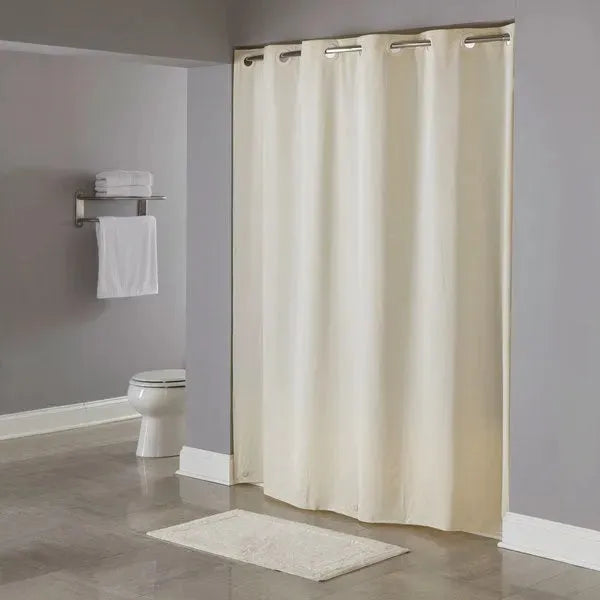 GOSC Collection Hookless and Weighted Shower Curtains 2 PK - Rifz Textiles Inc