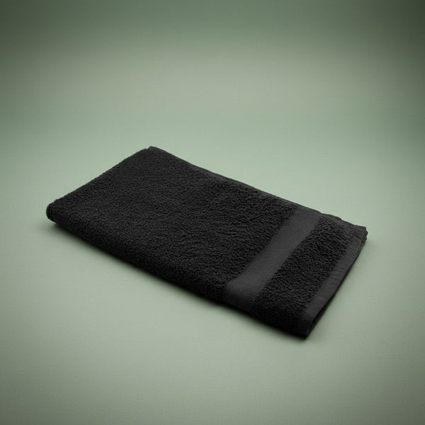 Spa & Salon Collection Charcoal Grey Vat Dyed Cotton Hand Towels By Rifz Textiles 