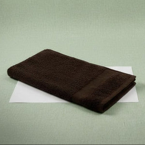 Spa & Salon Collection Hazelnut Brown Vat Dyed Cotton Hand Towels By Rifz Textiles 