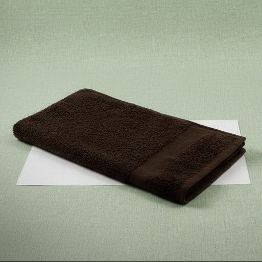 Spa & Salon Collection Hazelnut Brown Vat Dyed Cotton Hand Towels By Rifz Textiles 