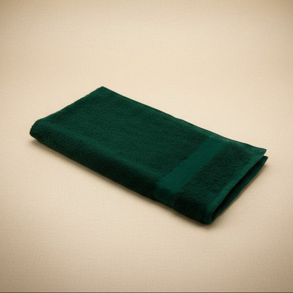 Spa & Salon Collection Hunter Green Vat Dyed Cotton Hand Towels By Rifz Textiles 