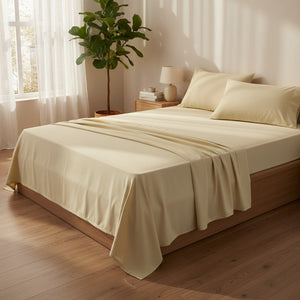 T-180 Blended Elite Collection Blended Bone Sheets - Rifz Textiles Inc