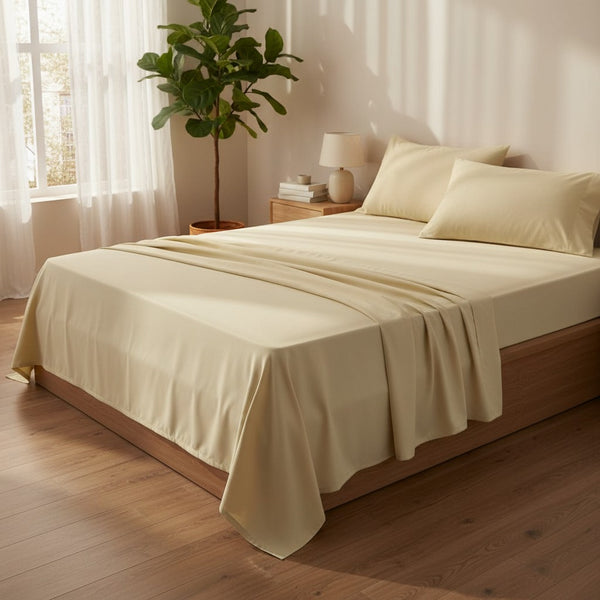 T-180 Blended Elite Collection Blended Bone Sheets - Rifz Textiles Inc
