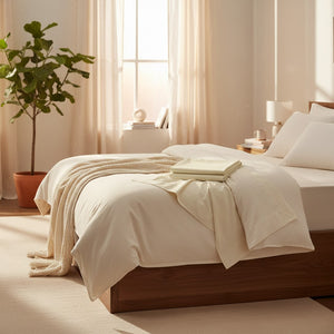 T-180 Blended Elite Collection Blended Bone Sheets - Rifz Textiles Inc