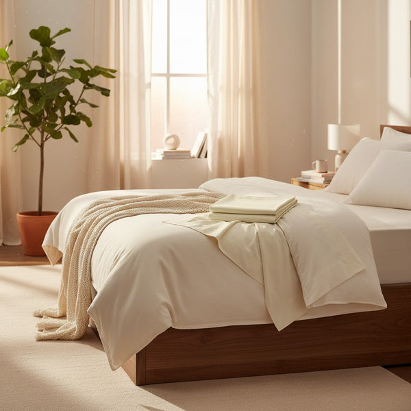 T-180 Blended Elite Collection Blended Bone Sheets - Rifz Textiles Inc