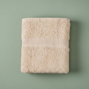 TMC Collection Cotton Blend Ring Spun Beige Hand Towel By Rifz Textiles