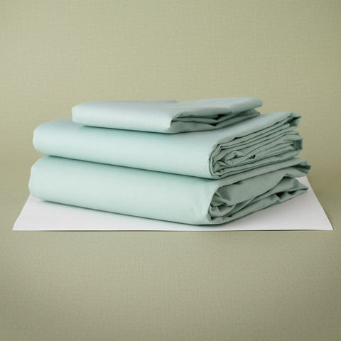 TM Collection T-180 Blended Dyed Sheets Seafoam - Rifz Textiles Inc