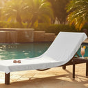 Terry Lounge Cover White - Rifz Textiles Inc