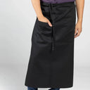 Twill Cotton Blend Full Bistro Aprons with one Pocket 2 PK - Rifz Textiles Inc