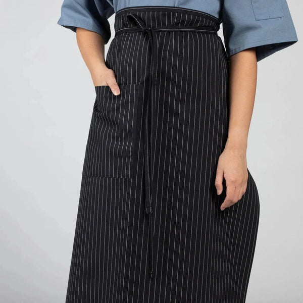 Twill Cotton Blend Full Bistro Aprons with one Pocket 2 PK - Rifz Textiles Inc