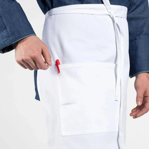 Twill Cotton Blend Full Bistro Aprons with one Pocket 2 PK - Rifz Textiles Inc