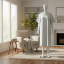 White Background with Star Print Patient Gown By Rifz Textiles