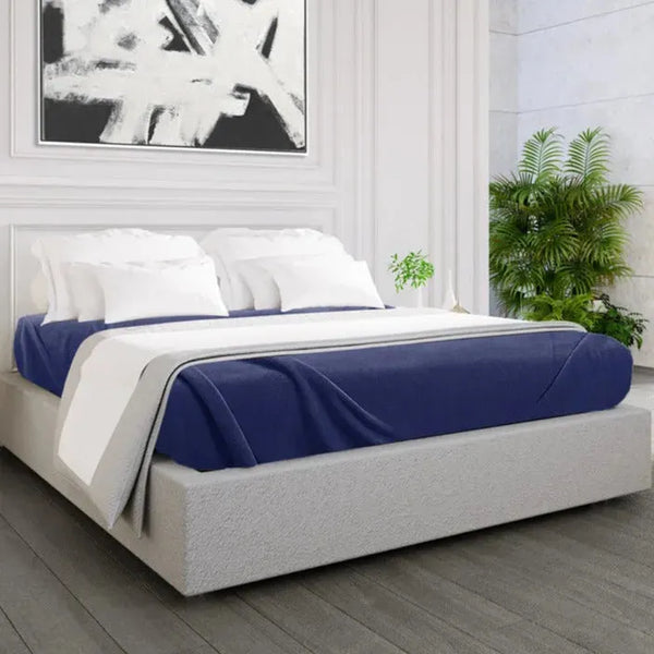 GPF Collection Fleece Blanket Navy Blue - Rifz Textiles Inc