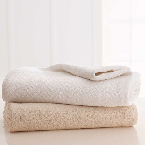 Herringbone Weave Blanket - Rifz Textiles Inc
