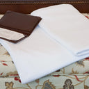 Cotton Herringbone Weave All Season Blanket White - Rifz Textiles Inc