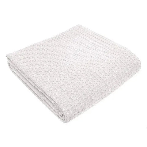 Cotton Honeycomb Weave All Season Blanket White - Rifz Textiles Inc