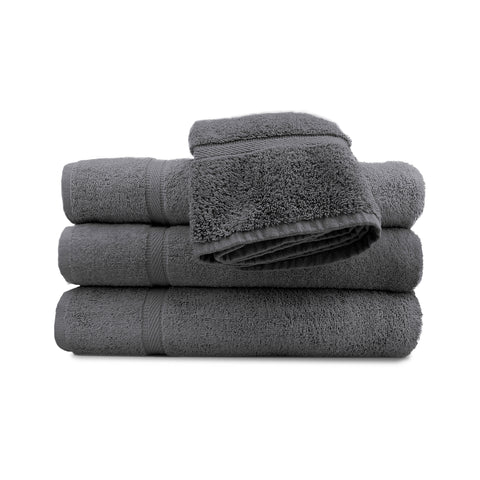 GOI Collection Towels Charcoal | Rifz Textiles Inc.