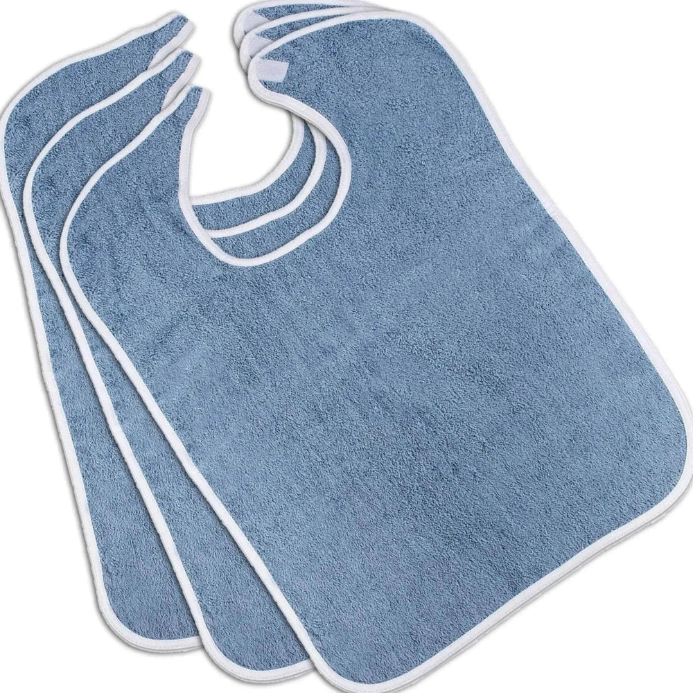 Adult Terry Bibs 12 PK - Rifz Textiles Inc