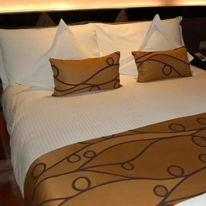 T-250 Blended Collection 5 MM Satin Stripe Bed Sheets - Rifz Textiles Inc